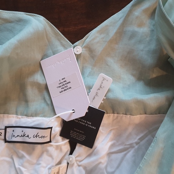 Ramie Big Frill Dress - Picture 3 of 3